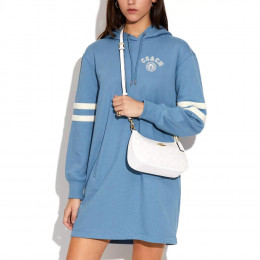 Сумка Coach Teri Shoulder Bag In Signature Canvas Gold/Chalk/Glacierwhite