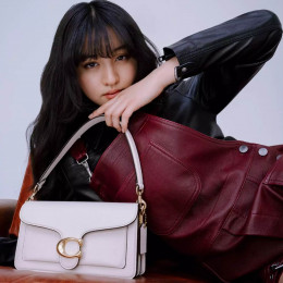 Сумка Coach Tabby Shoulder Bag 26 Brass/Chalk