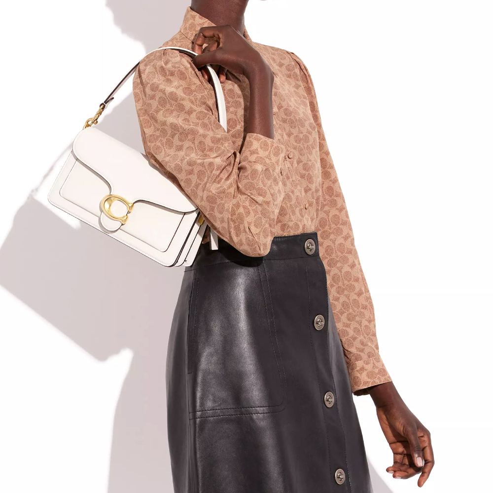 Сумка Coach Tabby Shoulder Bag 26 Brass/Chalk