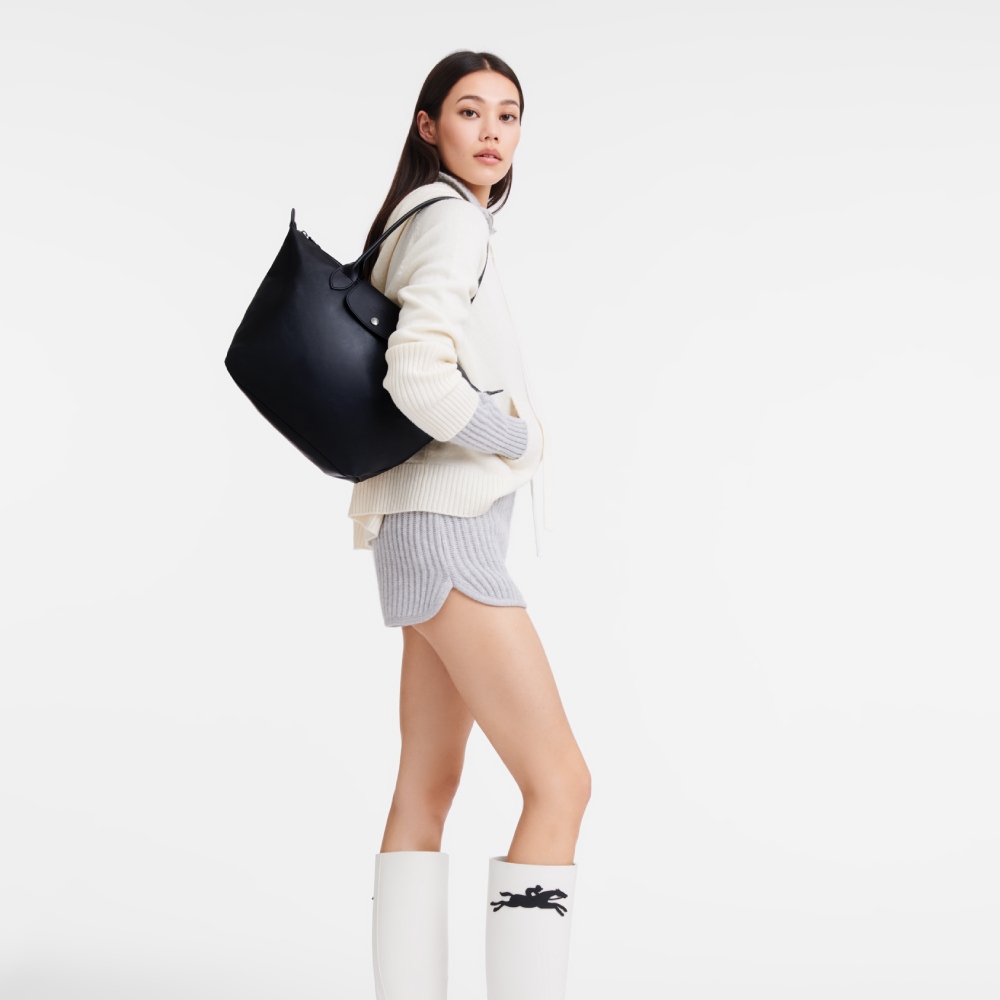 Сумка Longchamp Le Pliage Xtra M Tote Bag Black - Leather
