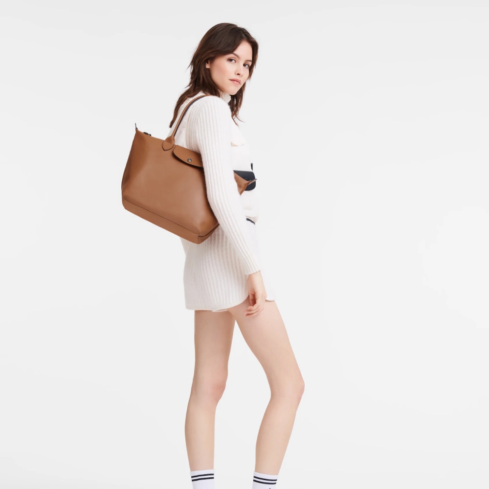 Сумка Longchamp Le Pliage Xtra M Tote Bag Cognac - Leather