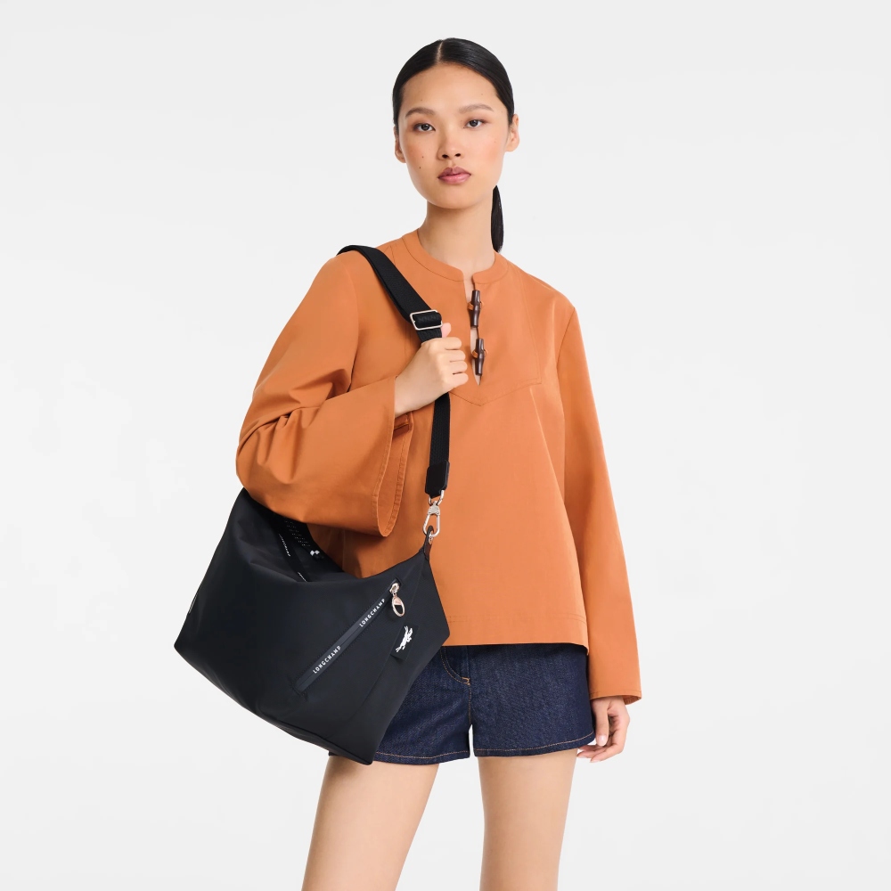 Сумка Longchamp Le Pliage Energy M Crossbody bag Black - Canvas