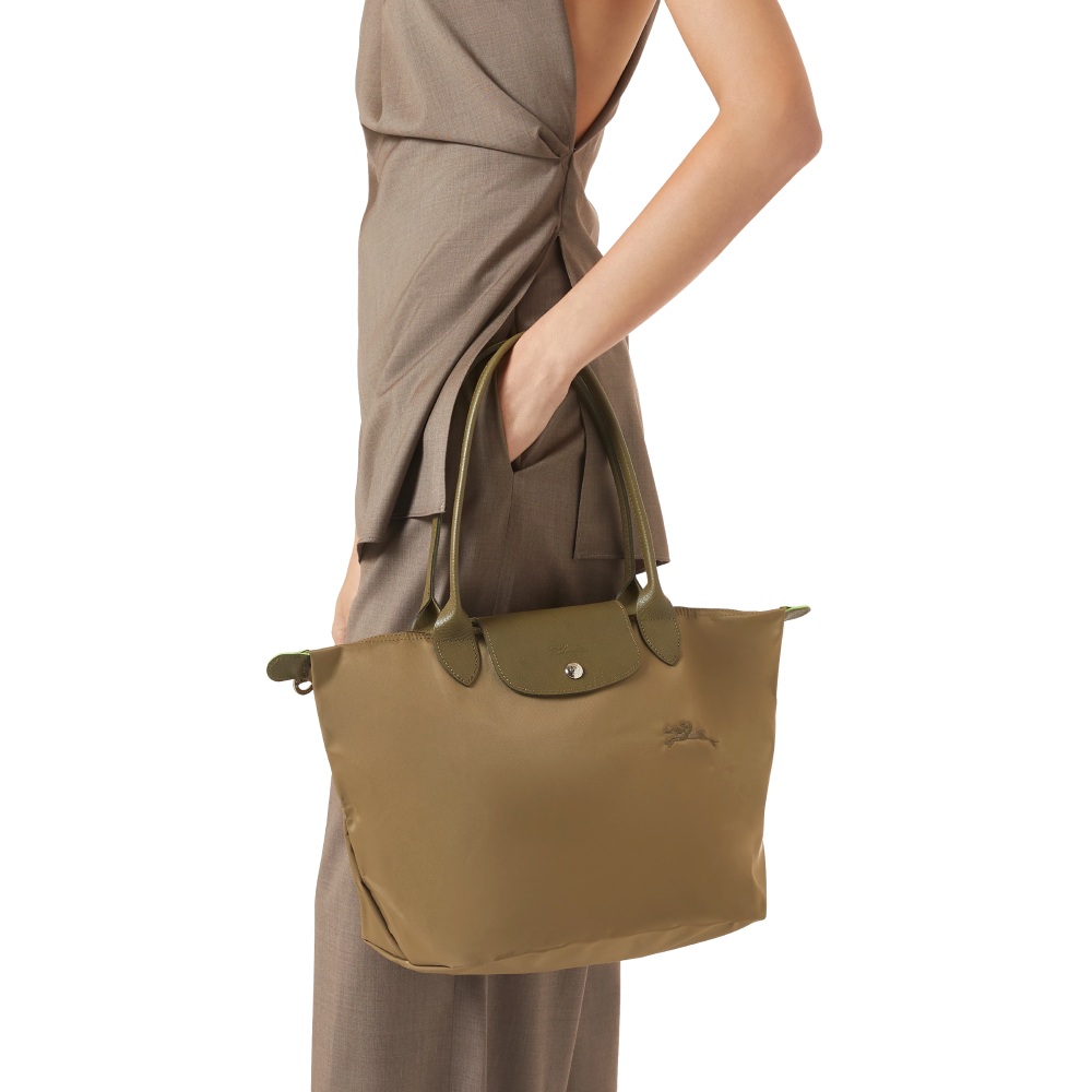 Сумка Longchamp Le Pliage Green  M Tote bag Artichoke - Recycled canvas