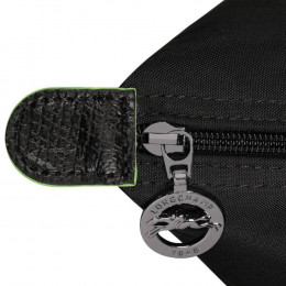 Сумка Longchamp Le Pliage Green  M Tote bag Black - Recycled canvas