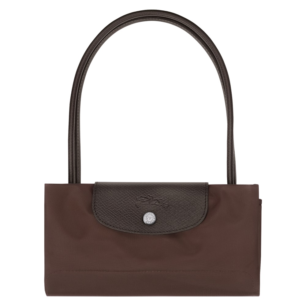 Сумка Longchamp Le Pliage Green  M Tote bag Mocha - Recycled canvas