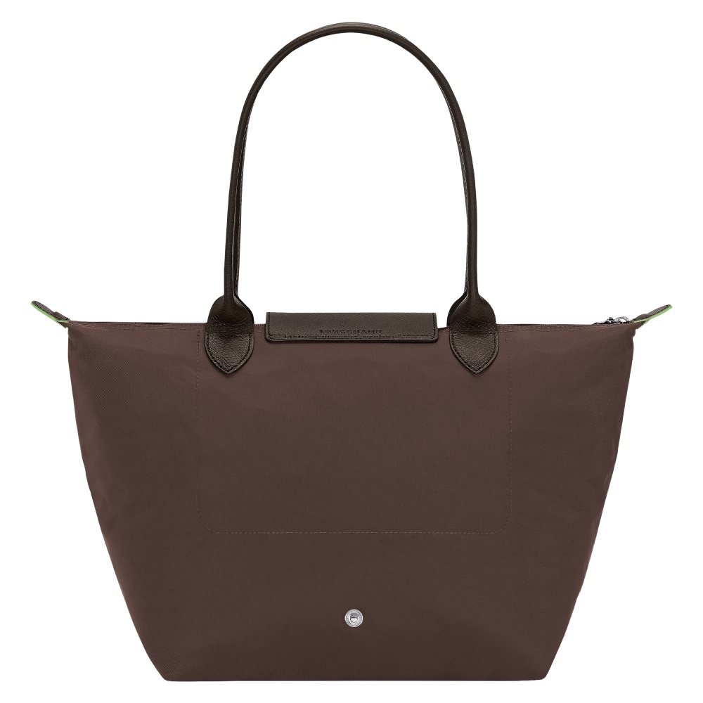 Сумка Longchamp Le Pliage Green  M Tote bag Mocha - Recycled canvas