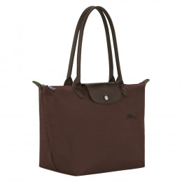 Сумка Longchamp Le Pliage Green  M Tote bag Mocha - Recycled canvas