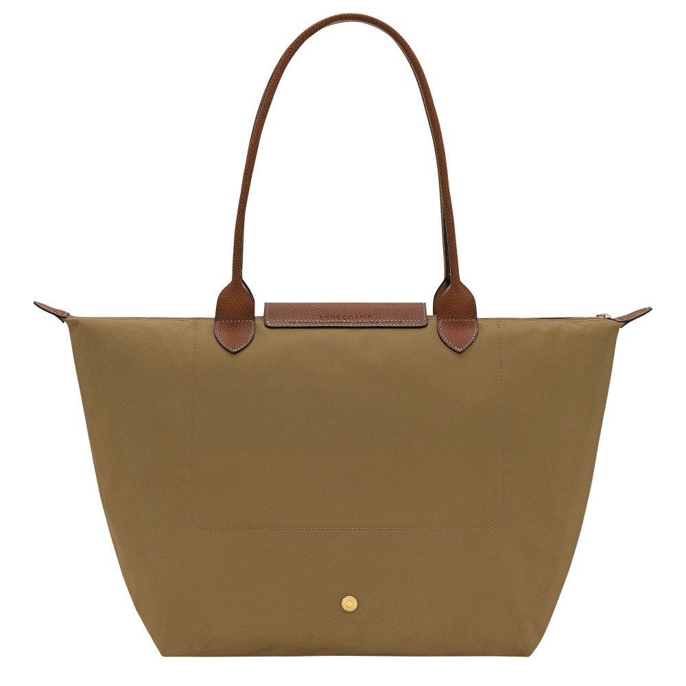 Сумка Longchamp Le Pliage Green L Tote bag Olive - Recycled canvas