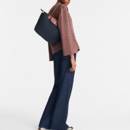 Сумка Longchamp Le Pliage Original M Tote bag Black - Recycled canvas
