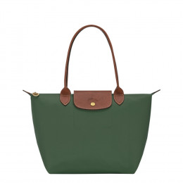 Сумка Longchamp Le Pliage Original M Tote bag British Green - Recycled canvas