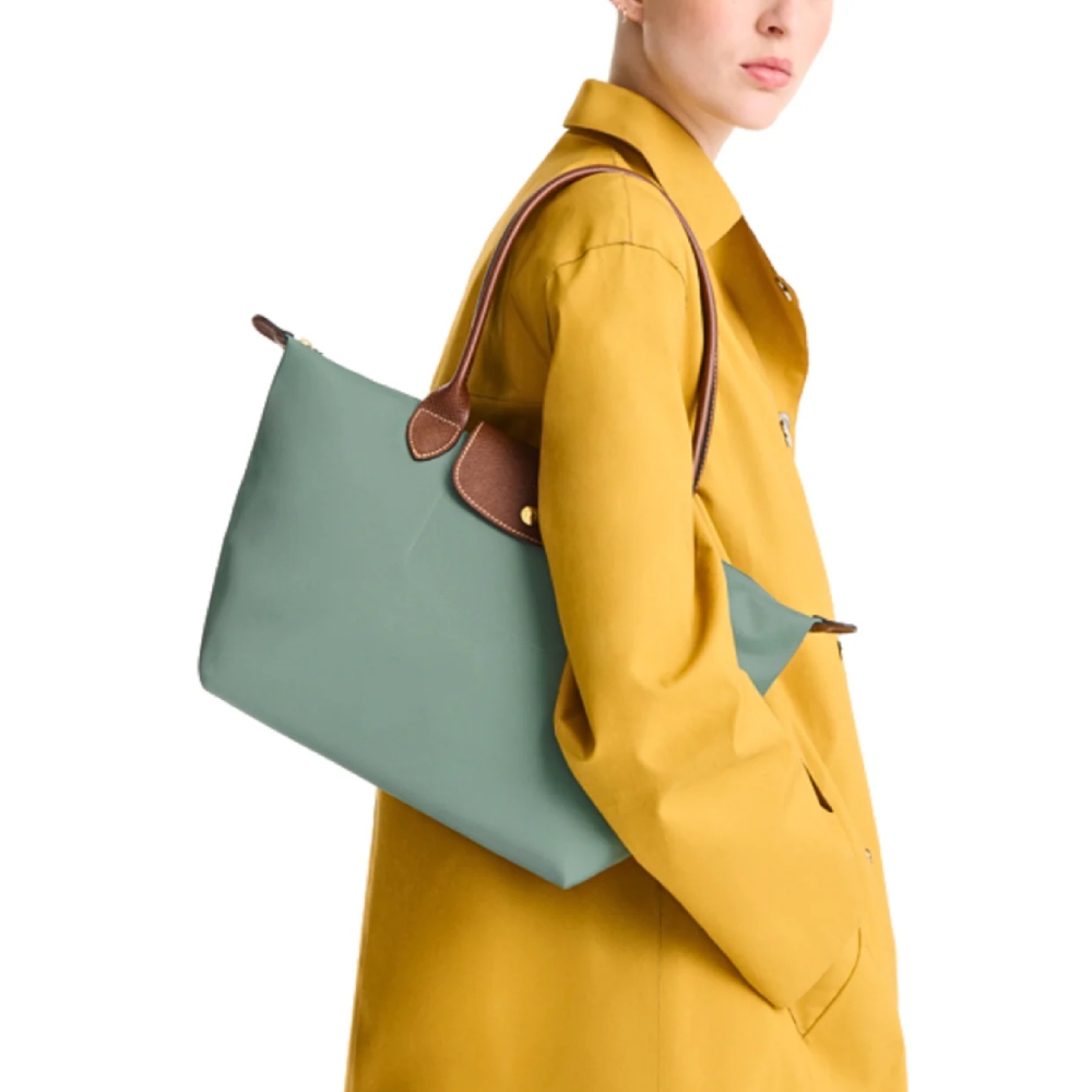 Сумка Longchamp Le Pliage Original M Tote bag Celadon - Recycled canvas