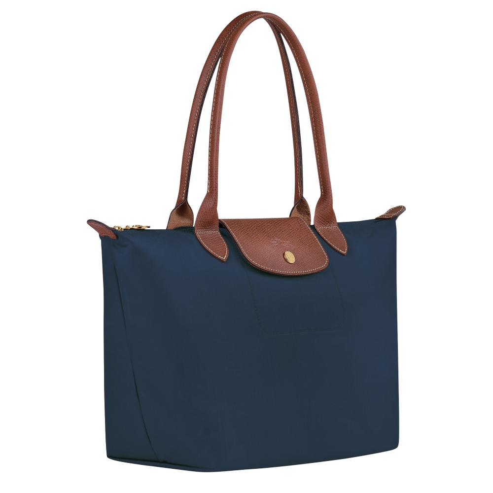 Сумка Longchamp Le Pliage Original M Tote bag Navy - Recycled canvas