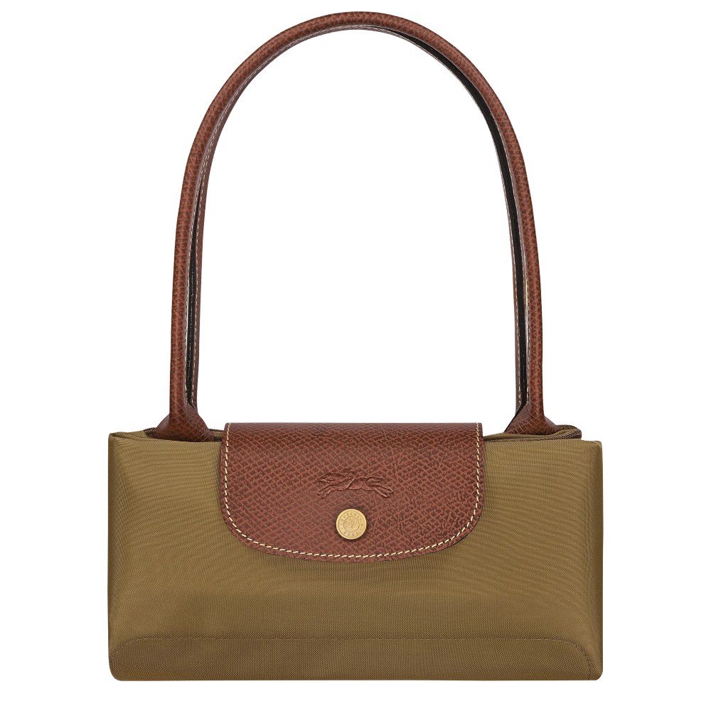 Сумка Longchamp Le Pliage Green  M Tote bag Olive - Recycled canvas