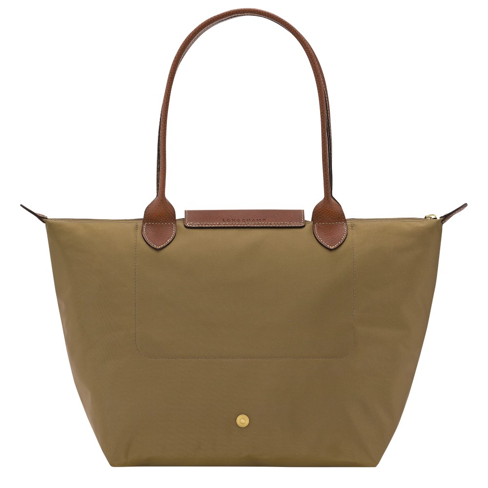 Сумка Longchamp Le Pliage Green  M Tote bag Olive - Recycled canvas