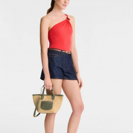 Сумка Longchamp Le Pliage Collection XS Basket bag Artichoke - Canvas