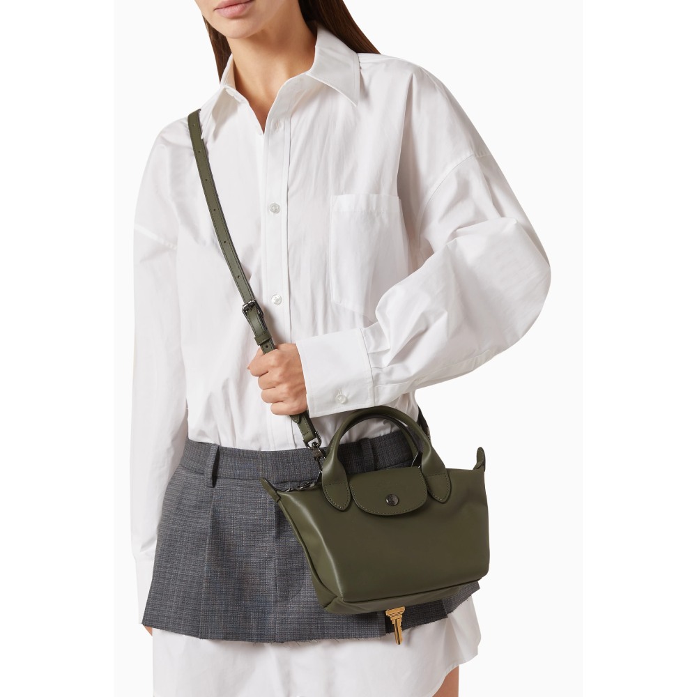 Сумка Longchamp Le Pliage Xtra XS Handbag Fir - Leather