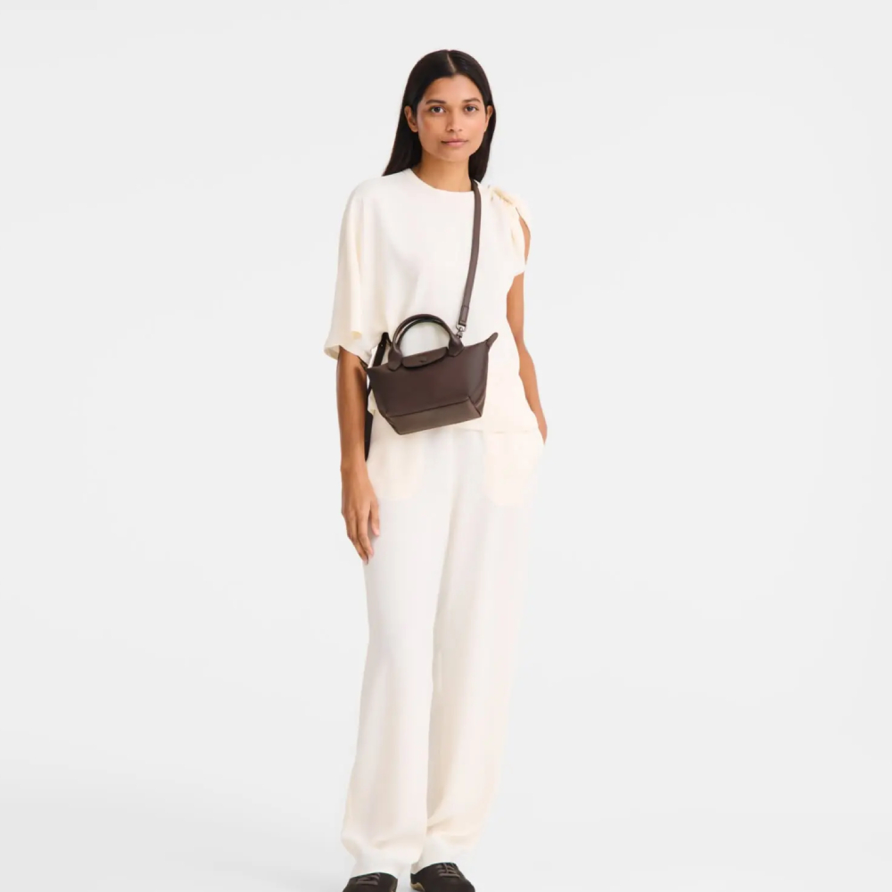Сумка Longchamp Le Pliage Xtra XS Handbag Mocha - Leather