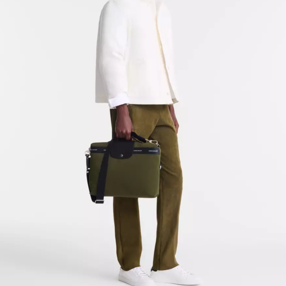 Сумка Longchamp Le Pliage Energy Briefcase Khaki - Canvas
