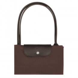 Сумка Longchamp Le Pliage Green L Tote bag Mocha - Recycled canvas