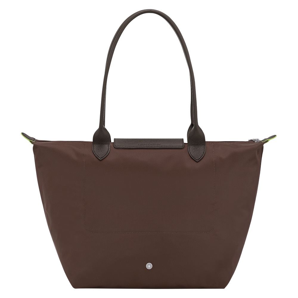 Сумка Longchamp Le Pliage Green L Tote bag Mocha - Recycled canvas