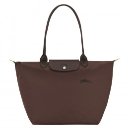Сумка Longchamp Le Pliage Green L Tote bag Mocha - Recycled canvas