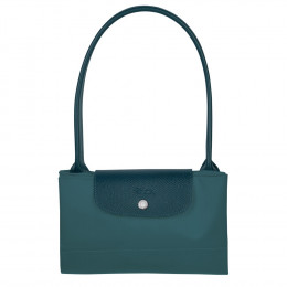 Сумка Longchamp Le Pliage Green L Tote bag Peacock- Recycled canvas