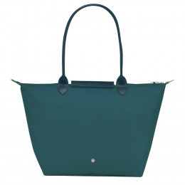 Сумка Longchamp Le Pliage Green L Tote bag Peacock- Recycled canvas