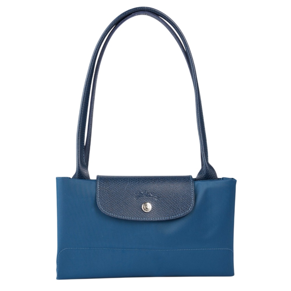 Сумка Longchamp Le Pliage Green L Tote bag Sea Blue - Recycled canvas