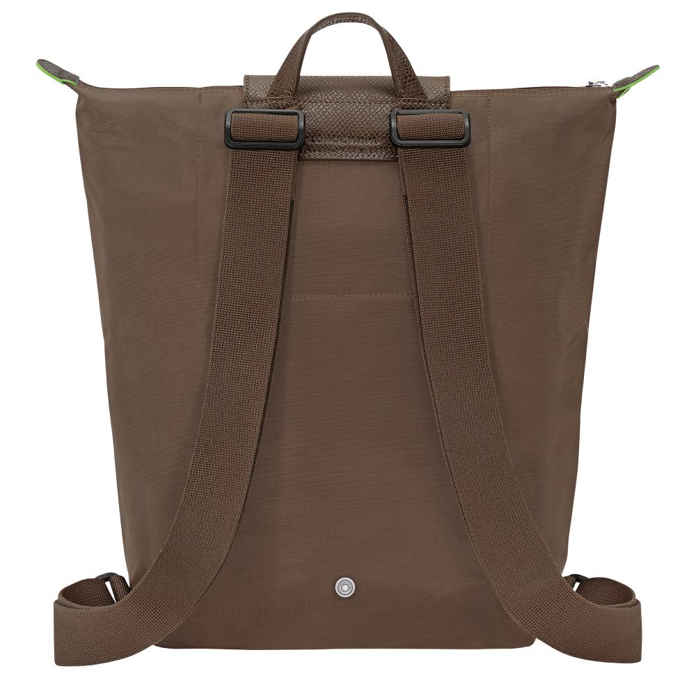 Рюкзак  Longchamp Le Pliage Green M Backpack Terra - Canvas