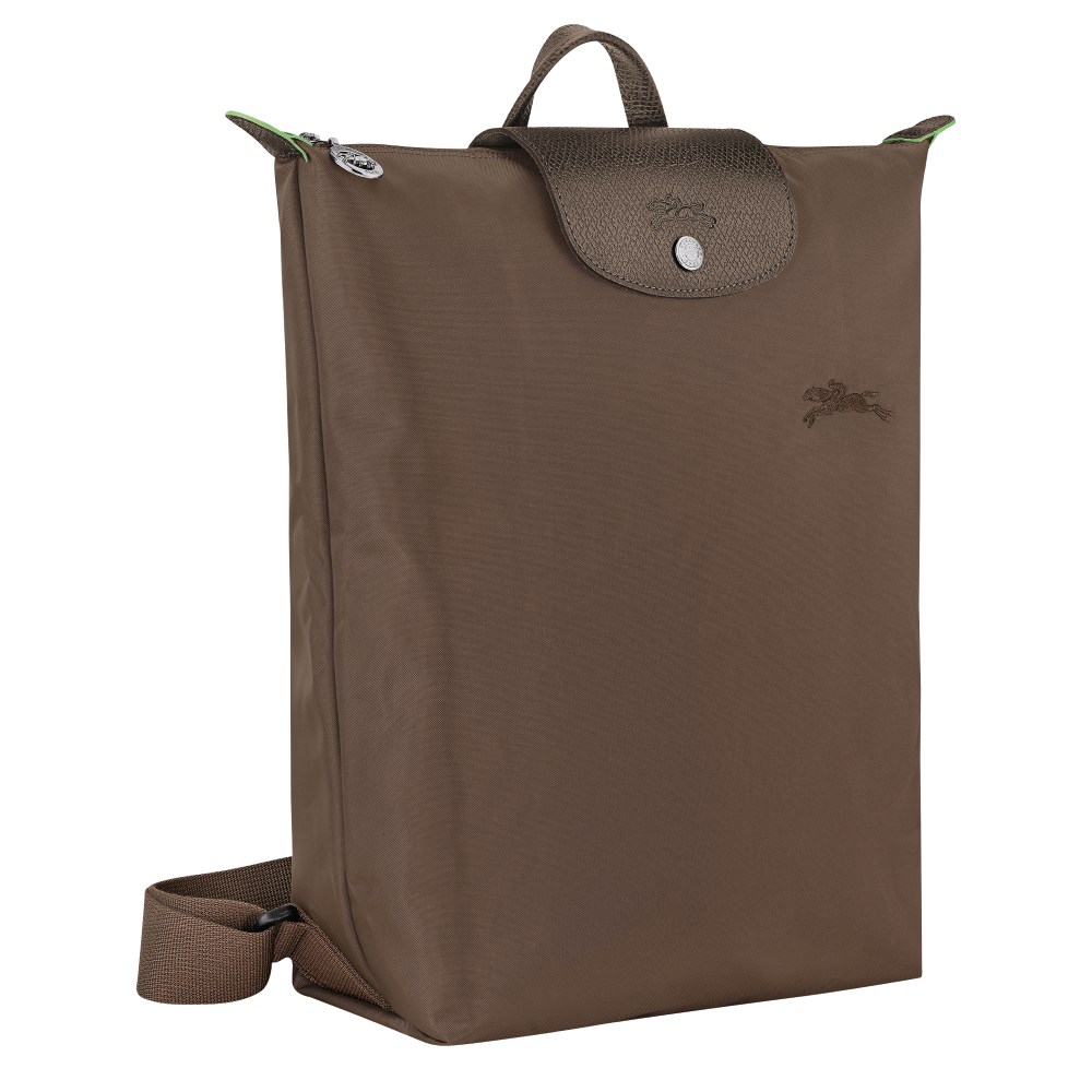 Рюкзак  Longchamp Le Pliage Green M Backpack Terra - Canvas