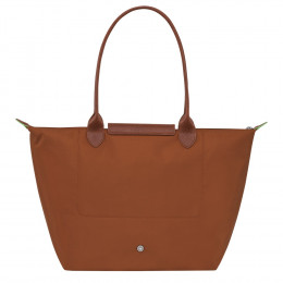 Сумка Longchamp Le Pliage Green L Tote bag Cognac - Recycled canvas