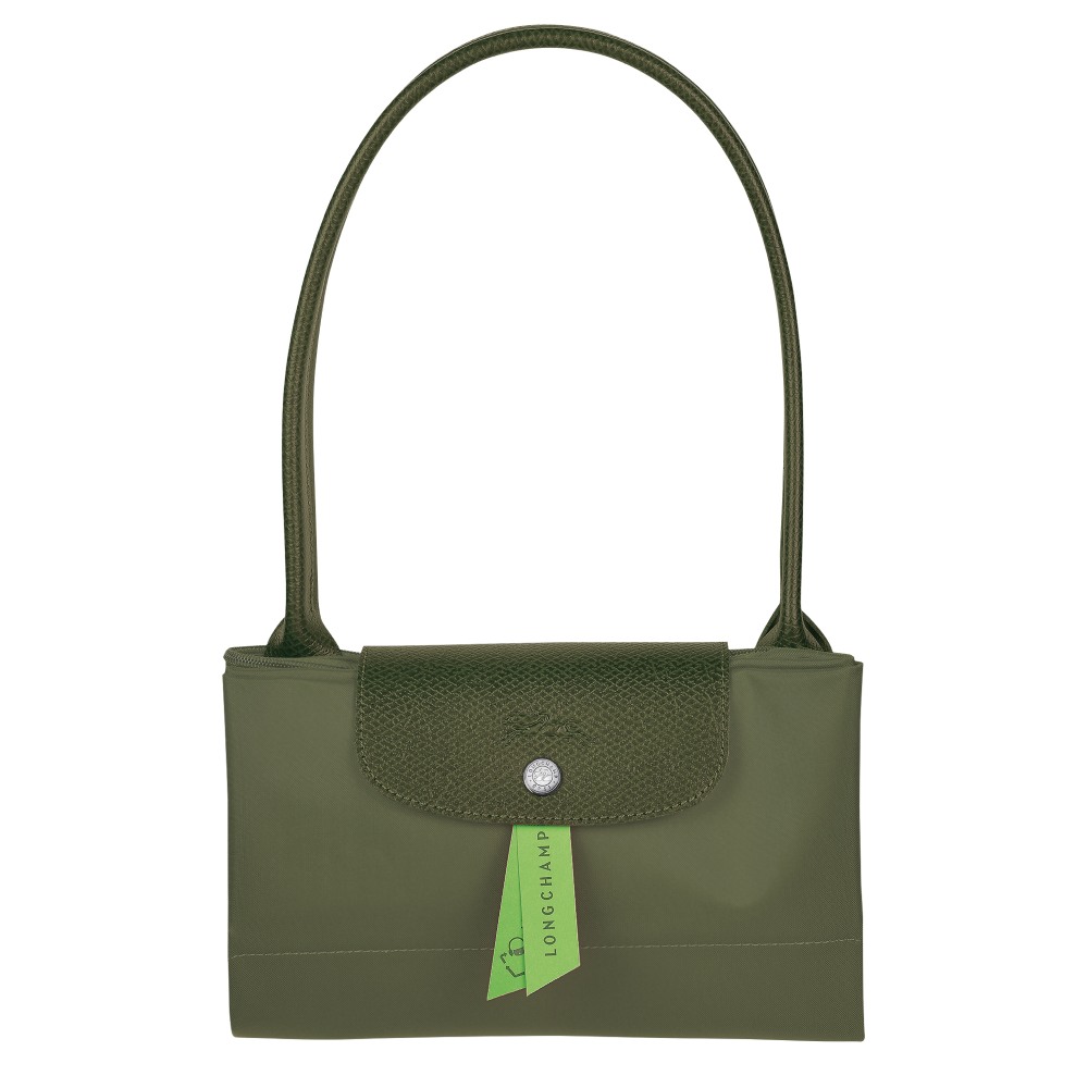Сумка Longchamp Le Pliage Green L Tote bag Forest - Recycled canvas