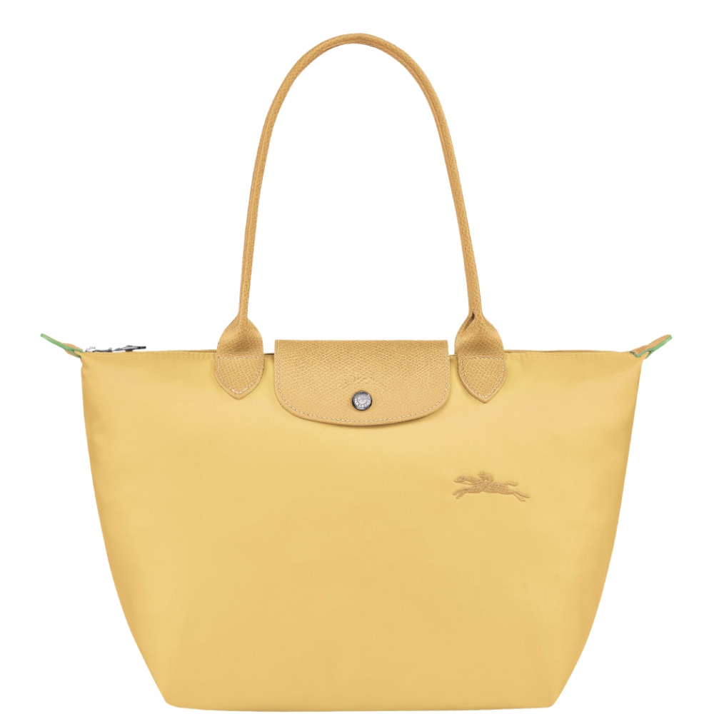 Сумка Longchamp Le Pliage Green L Tote bag Plain Yellow