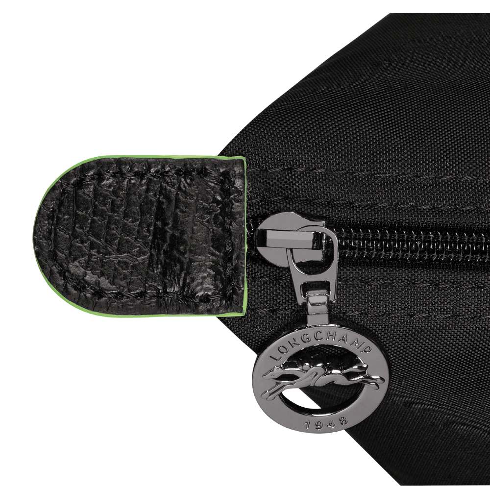 Сумка Longchamp Le Pliage Green L Tote bag Black - Recycled canvas