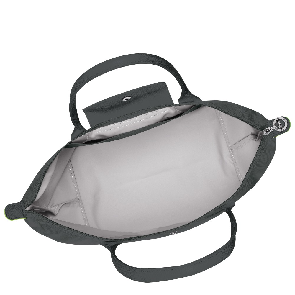 Сумка Longchamp Le Pliage Green L Tote bag Graphite - Recycled canvas