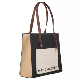 СУМКА MARC JACOBS THE LEATHER GRIND COLORBLOCK MEDIUM TOTE BLACK/MULTI