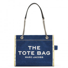 СУМКА MARC JACOBS THE DENIM CHAIN MEDIUM TOTE BAG DARK WASH
