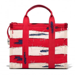 СУМКА MARC JACOBS THE AMERICANA MEDIUM TOTE BAG RED DENIM MULTI