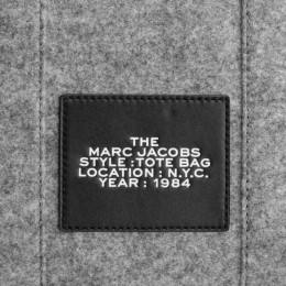 СУМКА MARC JACOBS  THE FELT FLANNEL MEDIUM TOTE BAG HEATHER GREY