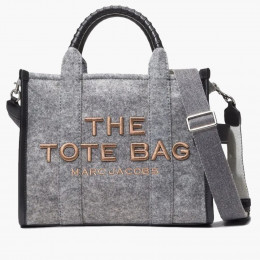 СУМКА MARC JACOBS  THE FELT FLANNEL MEDIUM TOTE BAG HEATHER GREY