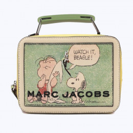 СУМКА MARC JACOBS PEANUTS X MINI BOX BAG SNOOPY 