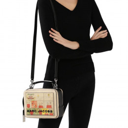 СУМКА MARC JACOBS PEANUTS X MINI BOX BAG SNOOPY 