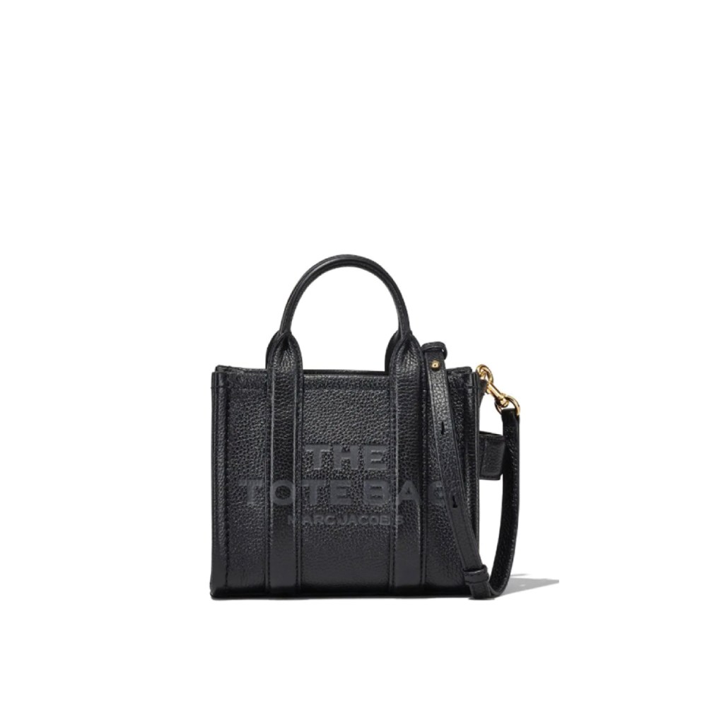 СУМКА MARC JACOBS THE LEATHER MINI TOTE BAG BLACK