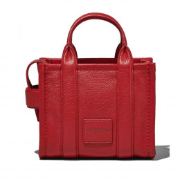 СУМКА MARC JACOBS THE LEATHER MINI TOTE BAG TRUE RED
