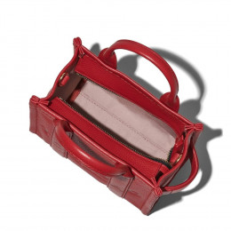 СУМКА MARC JACOBS THE LEATHER MINI TOTE BAG TRUE RED