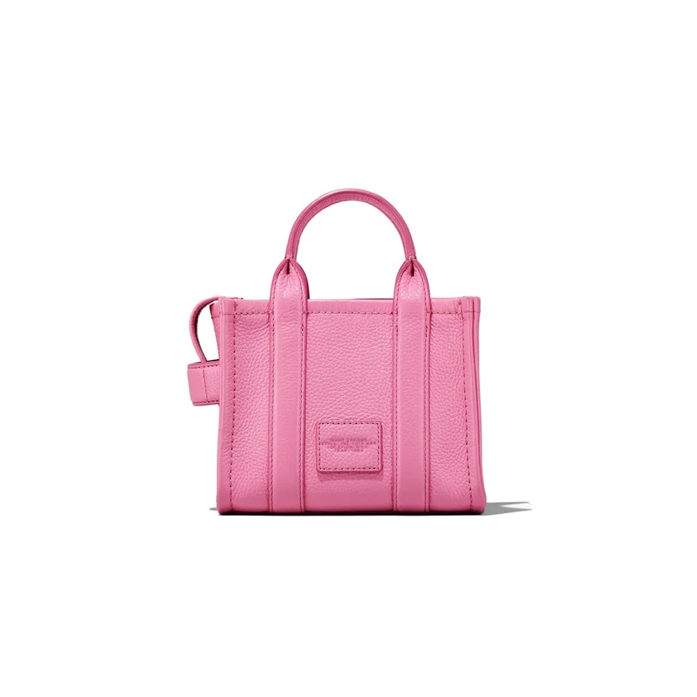 СУМКА MARC JACOBS THE LEATHER SMALL TOTE BAG CANDY PINK