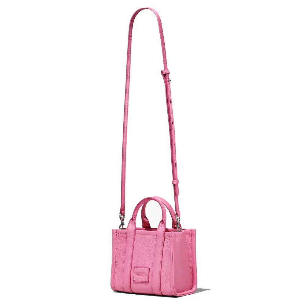 СУМКА MARC JACOBS THE LEATHER SMALL TOTE BAG CANDY PINK