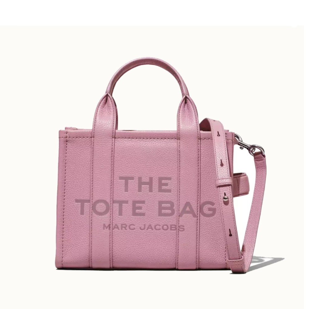СУМКА MARC JACOBS THE LEATHER SMALL TOTE BAG LILAS