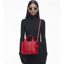 СУМКА MARC JACOBS THE LEATHER SMALL TOTE BAG TRUE RED