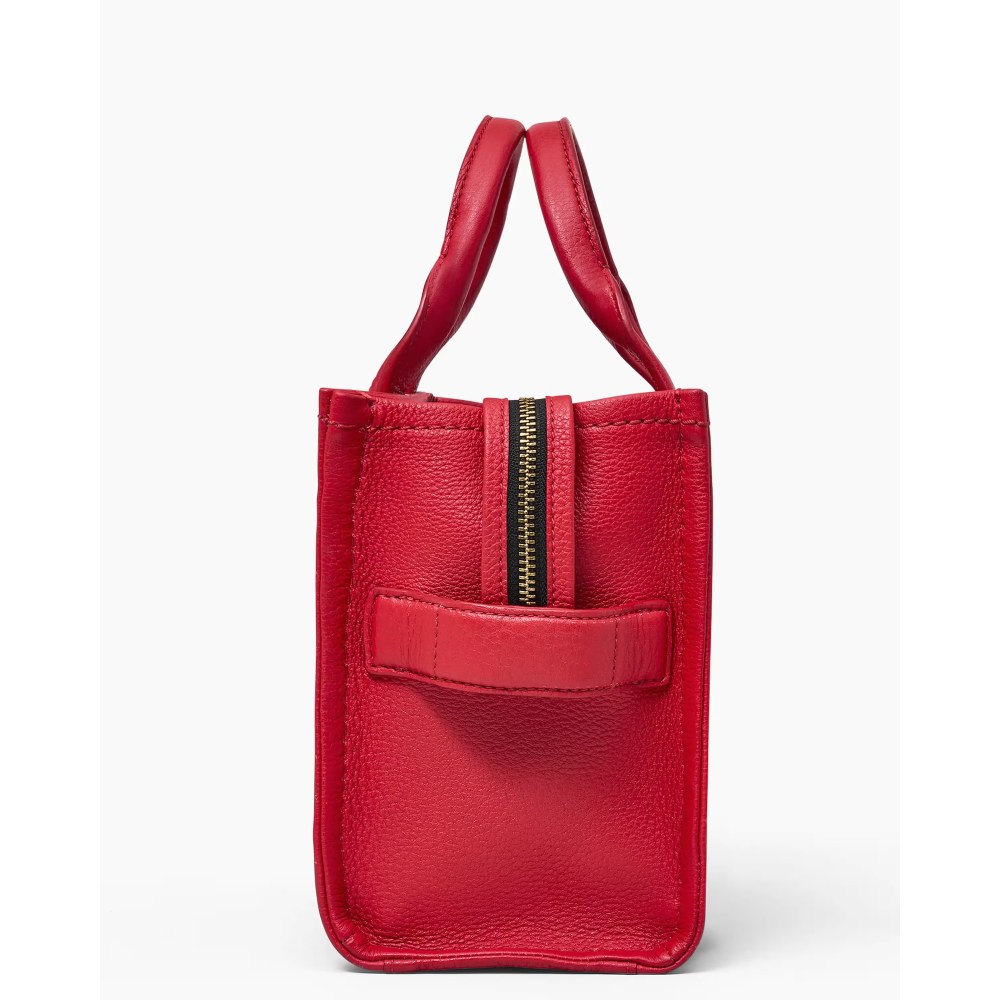СУМКА MARC JACOBS THE LEATHER SMALL TOTE BAG TRUE RED